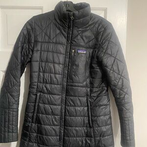 Patagonia Nano Puff Black Ladies Winter Midi Jacket size S
